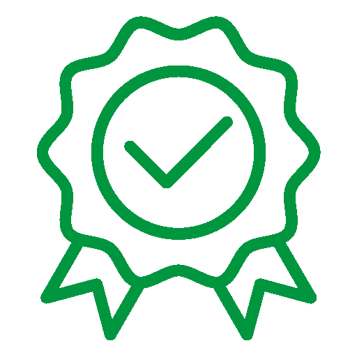 Rohelist värvi garantii ikoon